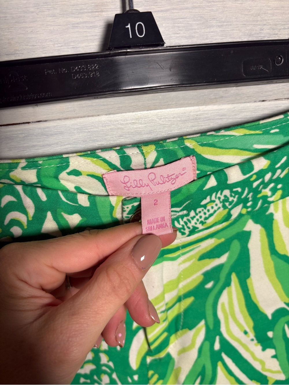 Lilly Pulitzer Lela‎ Wide Leg Cropped Pants Toucan Green Coca Loca Preppy Resort - Picture 6 of 8